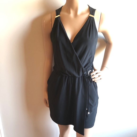 White House Black Market Pants - White House Black Market Black Wrap Romper